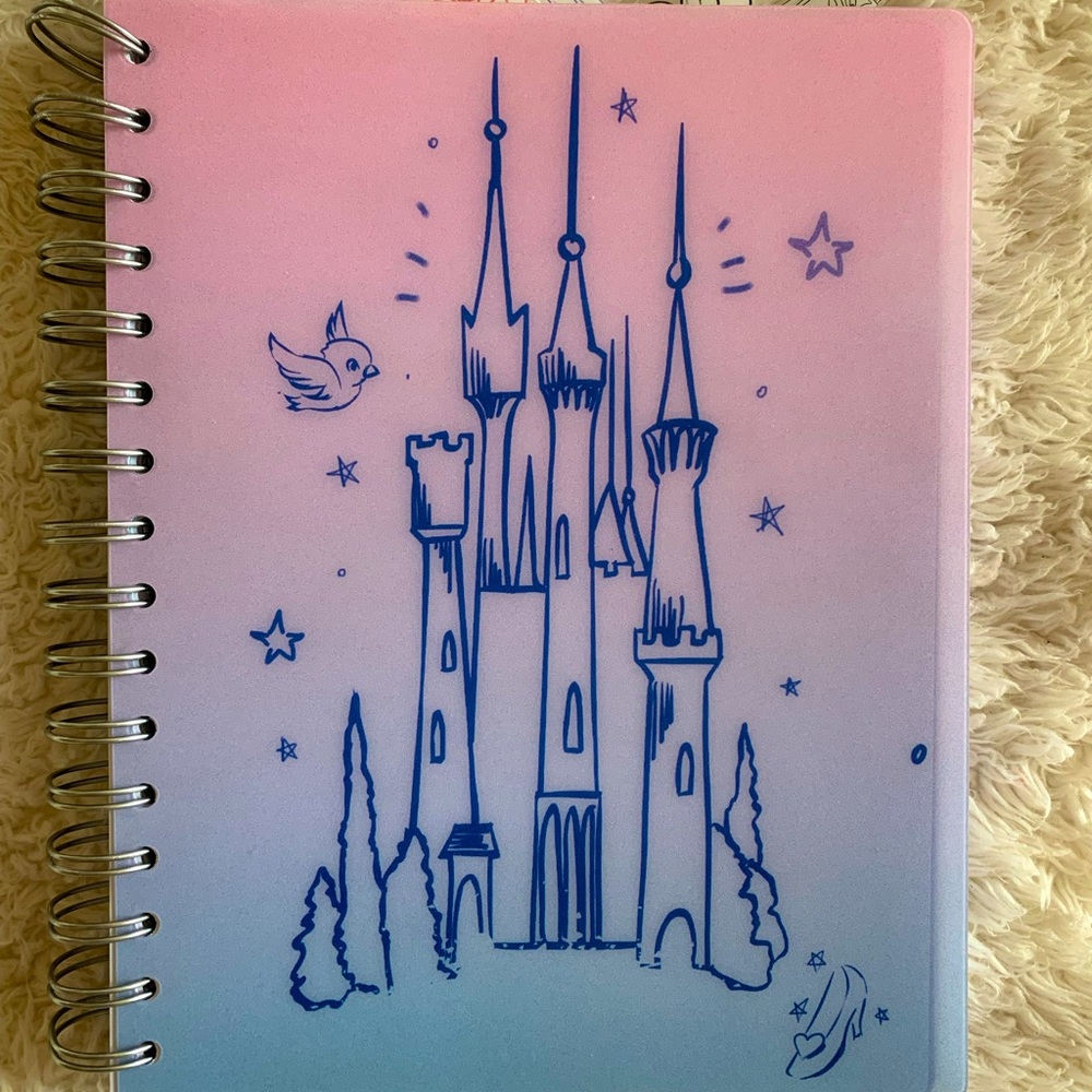 🏰 Disney Castle Spiral Notebook